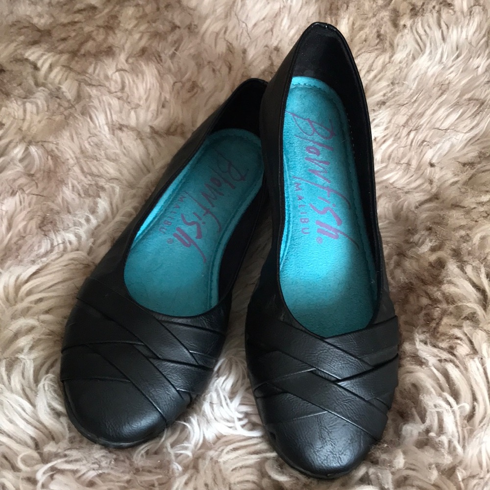 Blowfish slip on black shoe